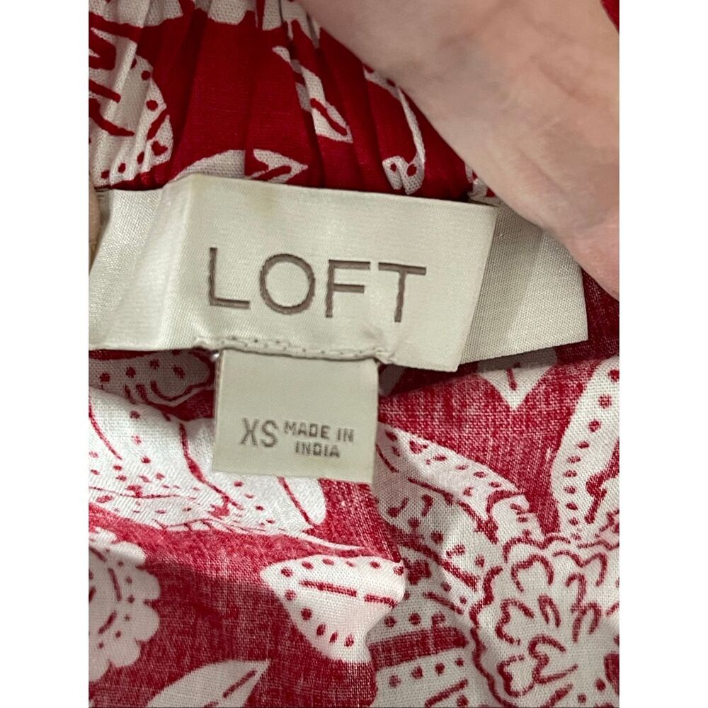 Loft Women’s Flowered Halter Tank Top - Picture 12 of 14